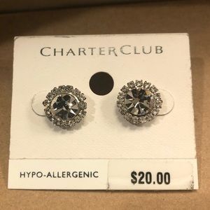 Charter Club Rhinestone Stud Earrings